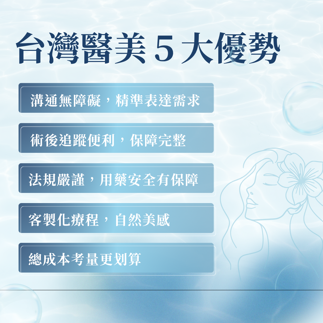 選擇台灣醫美的優勢