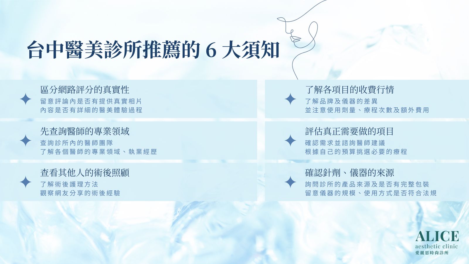 台中醫美診所推薦須知